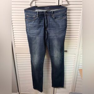 Lucky Brand Men's Dark Blue Slim Straight Jeans